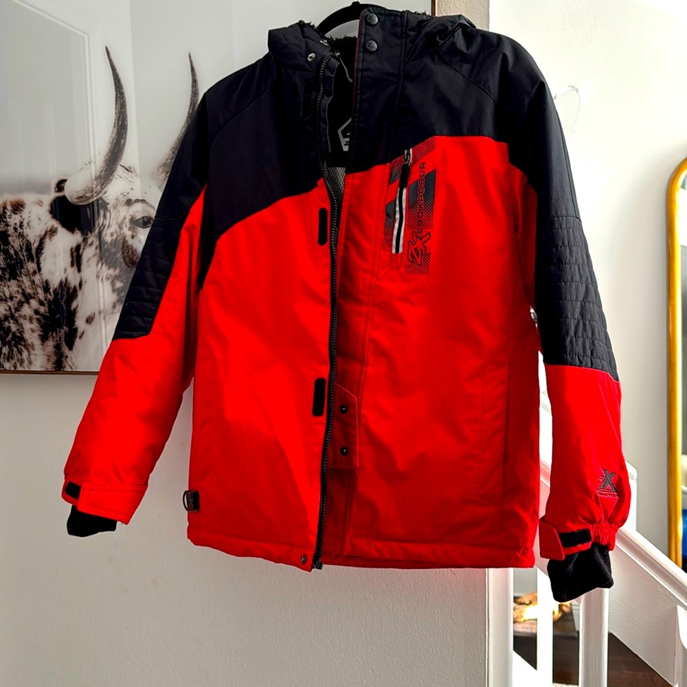 Boys ski jacket with bib Zero Xposur size large 14/16